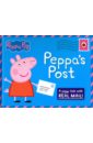 Peppa's Post laser cut wedding invitations cards glittery invitations set with rsvp envelop belly band tri fold pocket invites