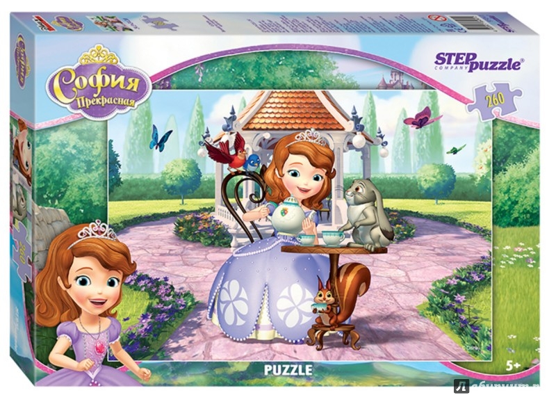 Иллюстрация 1 из 2 для Мозаика "puzzle" 260 "Принцесса София" (95041) | Лабиринт - игрушки. Источник: Лабиринт