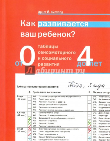 Как развивается ваш ребёнок? Таблицы сенсомоторного развития. От рождения до 4 лет