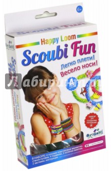 Scoubi Fun. Happy Loom. Набор для плетения браслетов - 4 шт. (02209).