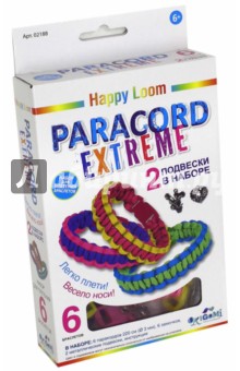 Paracord Extreme. Happy Loom. Набор для плетения 6-ти браслетов (02188).
