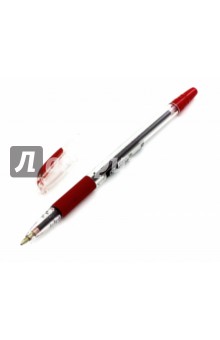 Ручка шариковая (красная, 0,7 мм) (BK407-B).