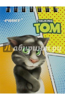 Блокнот Talking Tom, в клетку, 40 листов. А7 (TT16-NBS740).