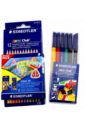 Набор. Цветные карандаши NorisClub - 12 шт. + Фломастеры - 6 шт. (NC326WP6).