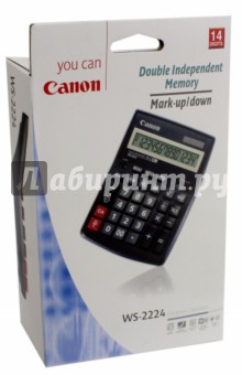 Электронный калькулятор Canon (WS-2224).