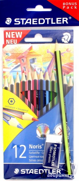 Иллюстрация 1 из 5 для Набор цветных карандашей "Wopex" (12 цветов) (185SET1LQ) | Лабиринт - канцтовы. Источник: Лабиринт