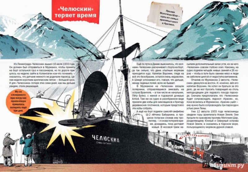 Иллюстрация 2 из 29 для Спасение челюскинцев. Как погиб пароход и выжили - Бурлаков, Сафонов | Лабиринт - книги. Источник: Лабиринт