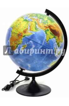 Глобус Земли физико-политический (d=320 мм) (Ке013200101).