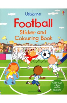 Football sticker and colouring book