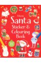 Santa Sticker and Colouring Book bone emily christmas patterns to colour