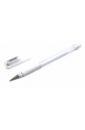 Ручка гелевая игловидная (белая, 0,8 мм) (PK118-LW).