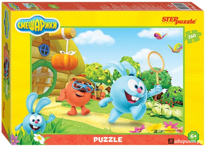 Иллюстрация 1 из 5 для Step Puzzle-260 "Смешарики" (95055) | Лабиринт - игрушки. Источник: Лабиринт
