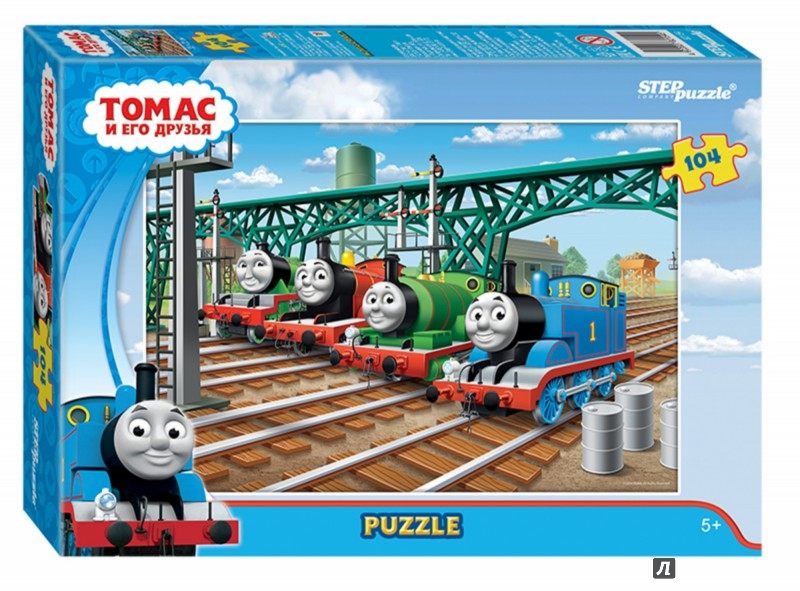 Иллюстрация 1 из 10 для Step Puzzle-104 "Томас и его друзья" (82154) | Лабиринт - игрушки. Источник: Лабиринт