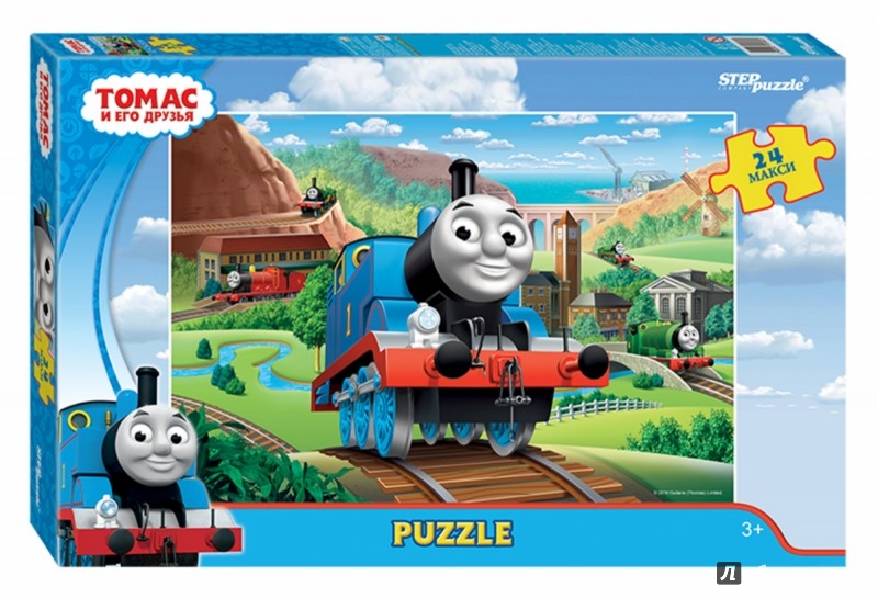 Иллюстрация 1 из 14 для Step Puzzle-24 maxi "Томас и его друзья" (90032) | Лабиринт - игрушки. Источник: Лабиринт