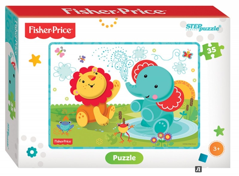 Иллюстрация 1 из 13 для Step Puzzle-35 "Fisher Price" (91148) | Лабиринт - игрушки. Источник: Лабиринт