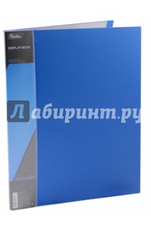 Папка с вкладышами, пластиковая, 10 вкладышей STANDARDLlINE DISPLAY BOOK, синяя (10AV4_00109).