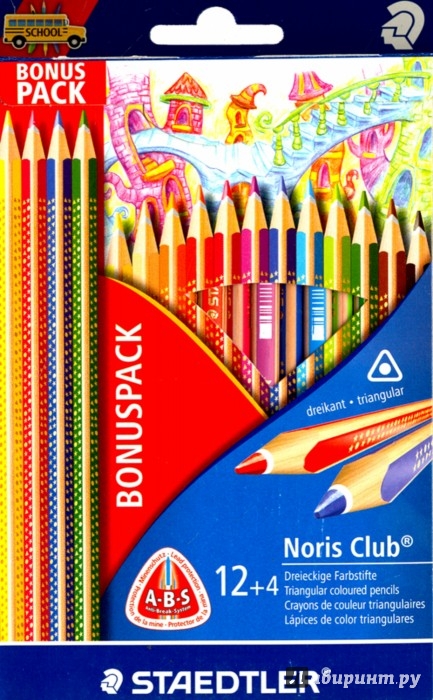 Иллюстрация 1 из 4 для Набор карандаши, 12+4 цветов Noris Club (127NC12P1) | Лабиринт - канцтовы. Источник: Лабиринт