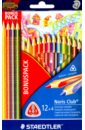 Набор карандаши, 12+4 цветов Noris Club (127NC12P1).