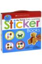 My First Early Learning Sticker Books. Box Set money counting wet hand counting wet hands dipping water box sponge counting money wet hand sponge cylinder