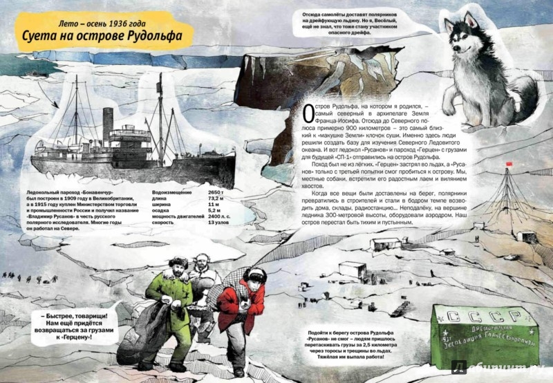 Иллюстрация 3 из 6 для Папанинцы. Как четыре полярника и собака покорили Арктику - Вадим Худяков | Лабиринт - книги. Источник: Лабиринт