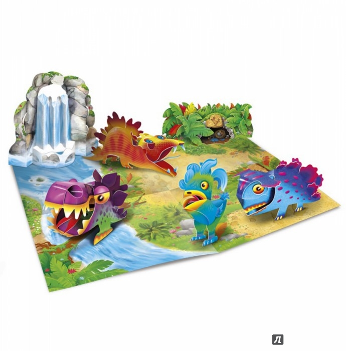Иллюстрация 1 из 10 для Динозавры. Книжка с фигурами | Лабиринт - книги. Источник: Лабиринт