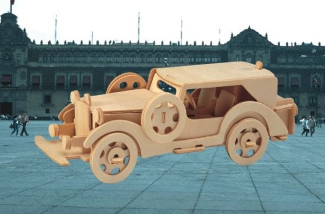 Иллюстрация 1 из 5 для Сборная деревянная модель Форд  "Экскалибур" (P014) | Лабиринт - игрушки. Источник: Лабиринт