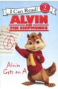 Alvin and the Chipmunks. Alvin Gets an A. Level 2. Reading with Help language 680 questions kindergarten winter vacation summer vacation homework primary school entrance preparation livros libro