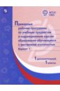 цена Примерные рабочие программы по учебным предметам и коррекционным курсам. 1 класс. Вариант 1. 1 доп.