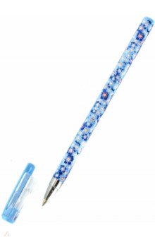 Ручка шариковая HappyWrite. Васильки, 0.5мм, синяя (20-0215/04).