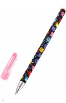 Ручка шариковая HappyWrite. Разноцветные слоники, 0.5мм, синяя (20-0215/11).