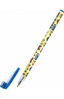 Ручка шариковая HappyWrite, Машинки, 0.5мм, синяя (20-0215/01).