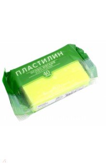 Пластилин кукурузный особо мягкий (40 гр, жёлтый неоновый) (34-0022/10).