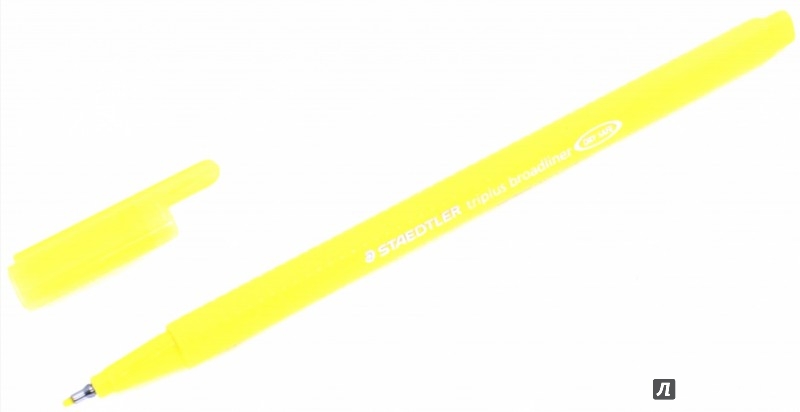 Иллюстрация 1 из 4 для Капиллярная ручка "Triplus" 0.8мм, желтый (338-1) | Лабиринт - канцтовы. Источник: Лабиринт