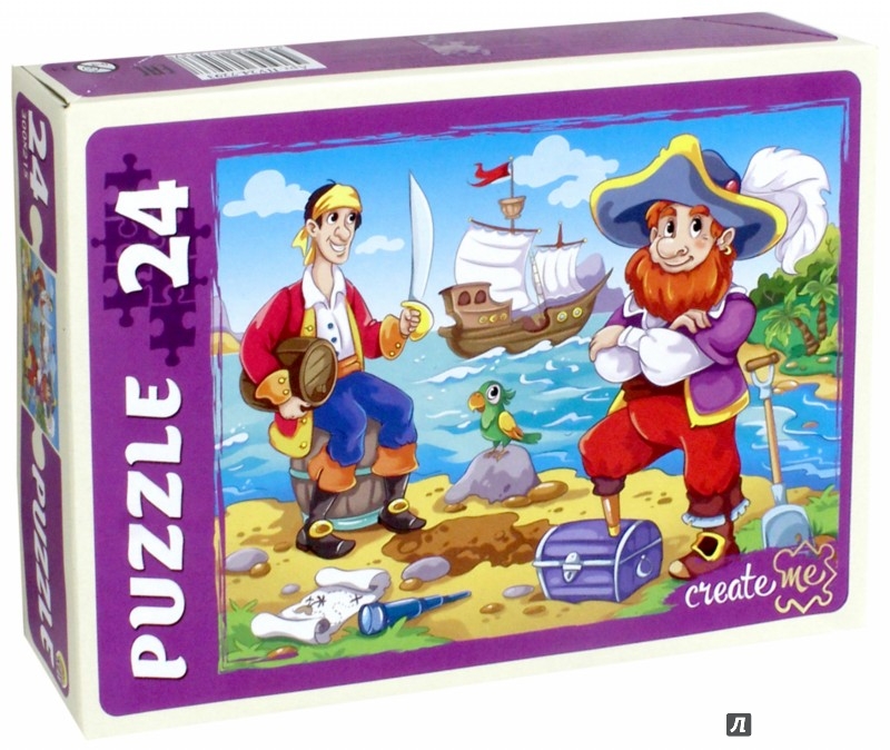 Иллюстрация 1 из 11 для MAXI Puzzle-24 "Пираты" (ПУ24-7293) | Лабиринт - игрушки. Источник: Лабиринт
