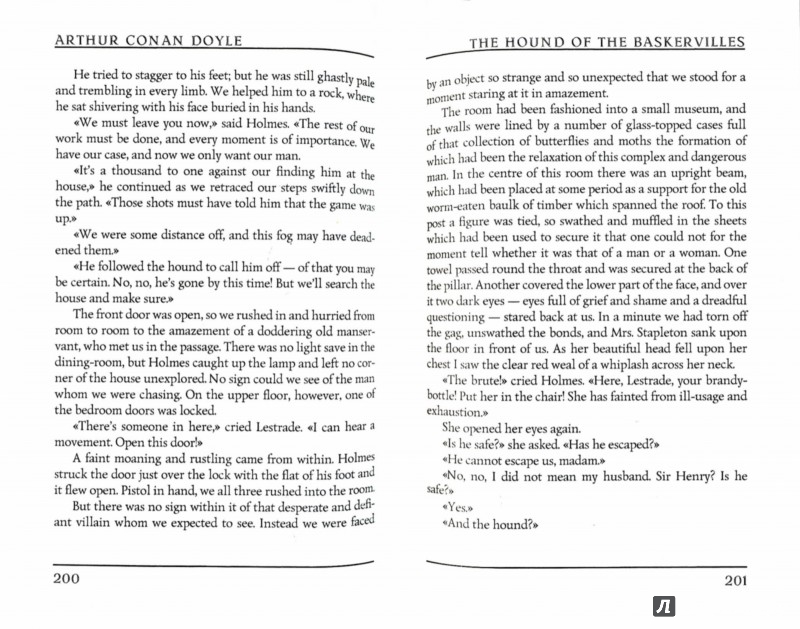 Иллюстрация 1 из 6 для The Hound of the Baskervilles and His Last Bow - Arthur Doyle | Лабиринт - книги. Источник: Лабиринт