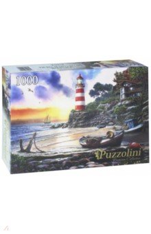 Puzzle-1000 Маяк на обрыве у моря (HPZ1000-9924).
