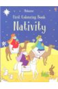 Brooks Felicity First Colouring Book: Nativity first sticker book nativity