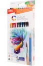 Карандаши 12 цветов акварельные Color Emotion липа (EC00700).
