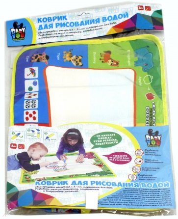 Коврик-водная многор.раскраска  ВЕСЕЛ.СЧЕТ, ВВ3097