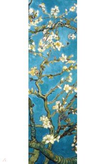 Закладка с резинкой. Ван Гог. Цветущие ветки миндаля.