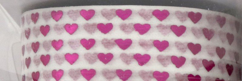 Иллюстрация 1 из 3 для Лента самоклеющаяся Фиолетовые сердца | Лабиринт - сувениры. Источник: Лабиринт