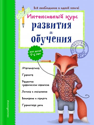 Интенсивный курс развития и обучения. Для детей 5-6 лет