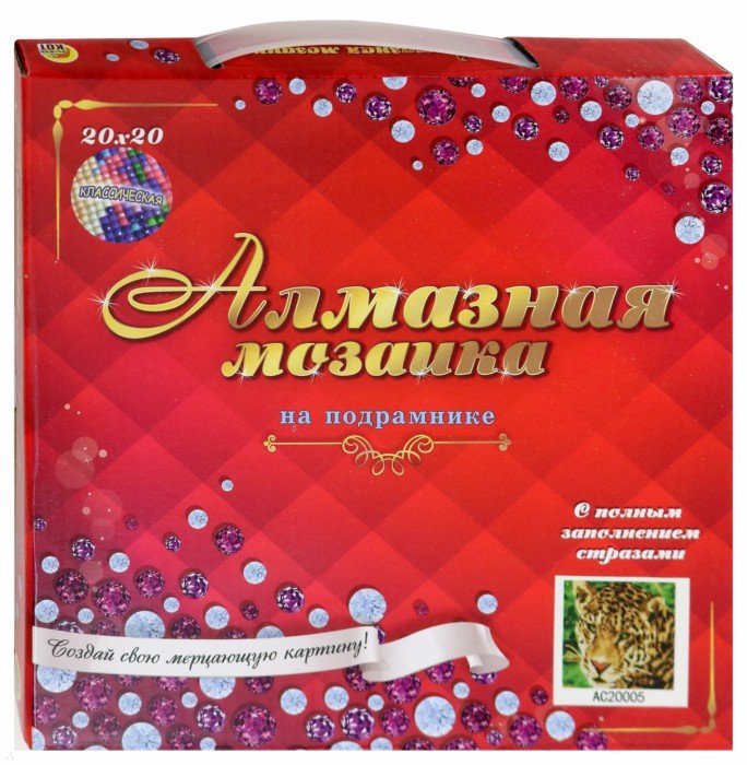 Иллюстрация 1 из 4 для Алмазная мозаика "Взгляд леопарда ...
Взгляд Леопарда
