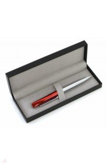 Ручка шариковая с поворотным механизмом LAGOS красная вставка (M-7404-70) MAZARI