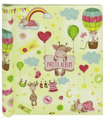 Фотоальбом "Жирафики желтом" магнитные листы, гребень (77008)