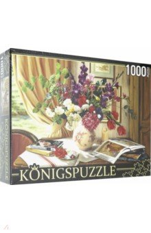 

Puzzle-1000 "ЦВЕТОЧНЫЙ НАТЮРМОРТ" (АЛК1000-6504)