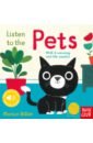 Billet Marion Listen to the Pets (sound board book) billet marion listen to the pets sound board book