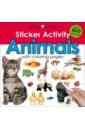 Priddy Roger Sticker Activity. Animals with colouring pages priddy roger i love animals giant activity book
