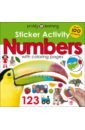 Priddy Roger Sticker Activity. Numbers with colouring pages priddy roger mini tab numbers