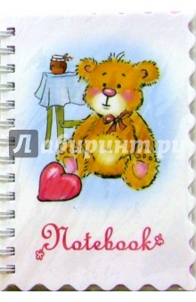 Notebook 2052 48 листов (пружина, медвежонок).